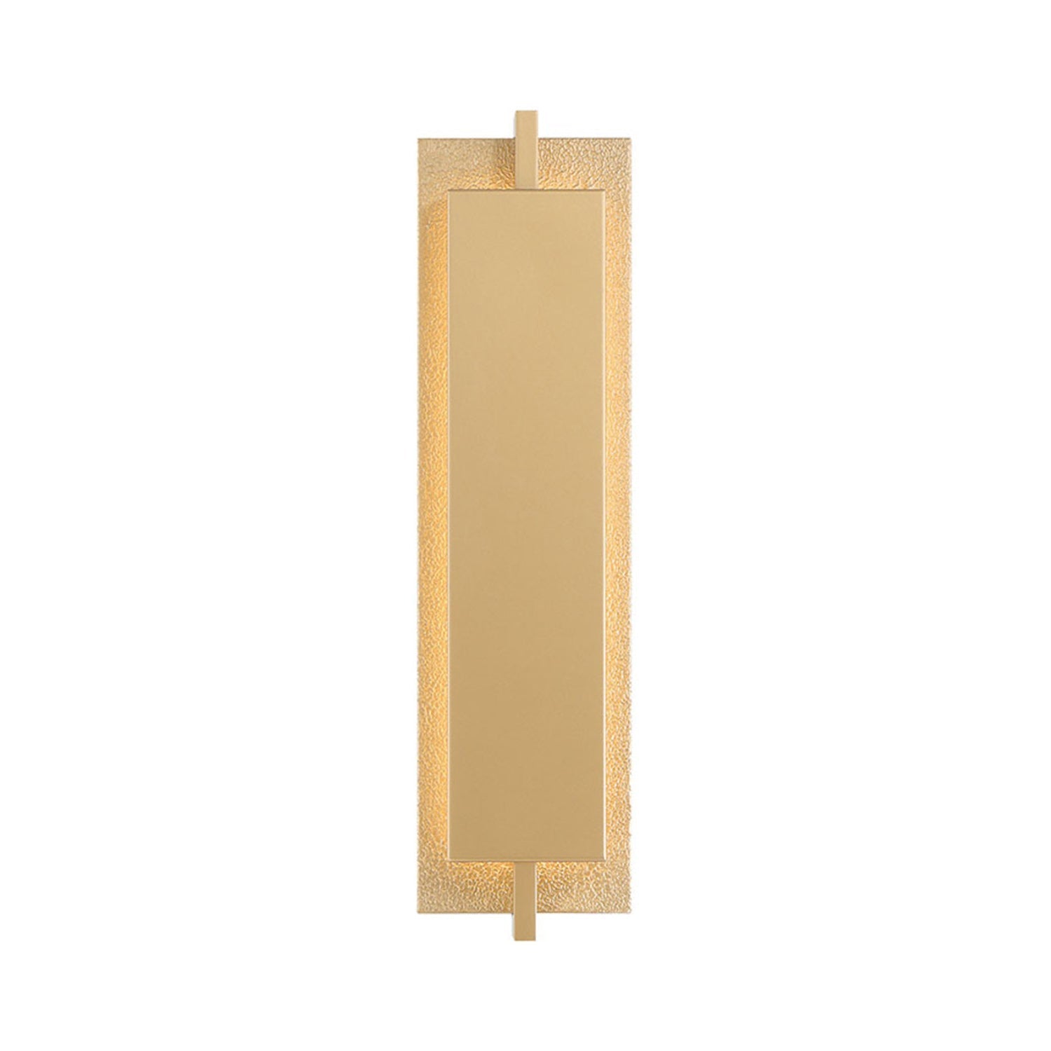 Tribek Outdoor LED Wall Light in Gold (21-Inch).