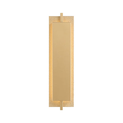 Tribek Outdoor LED Wall Light in Gold (21-Inch).