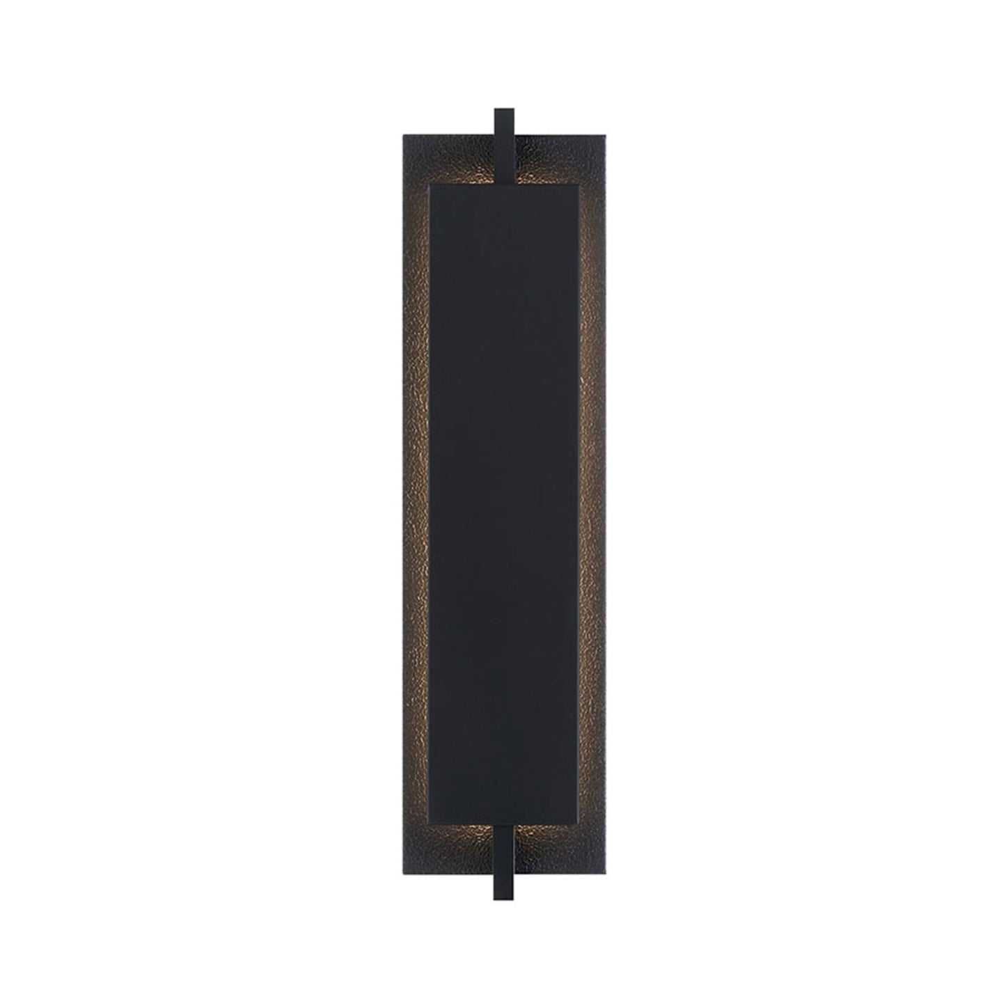 Tribek Outdoor LED Wall Light in Matte Black (21-Inch).