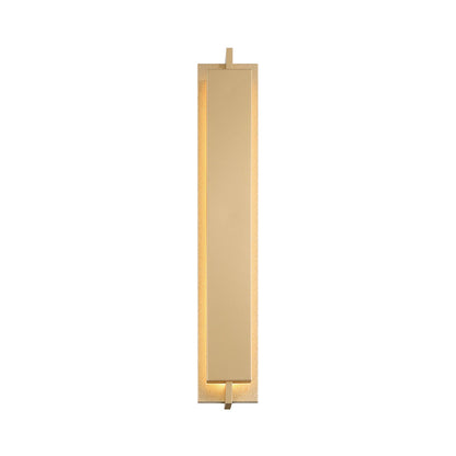 Tribek Outdoor LED Wall Light in Gold (32-Inch).