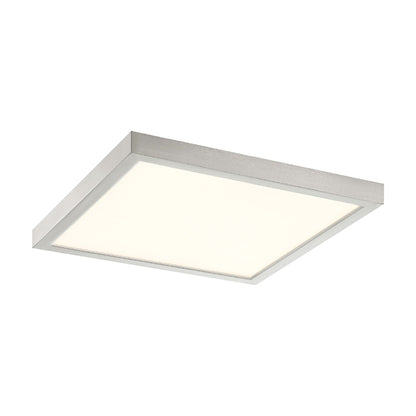 Troy LED Flush Mount Ceiling Light in Brush Nickel (9-Inch).