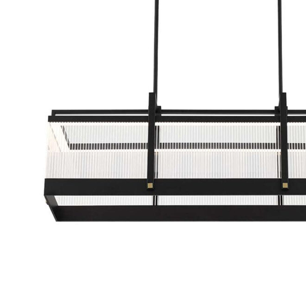 Tye Linear LED Chandelier in Detail.