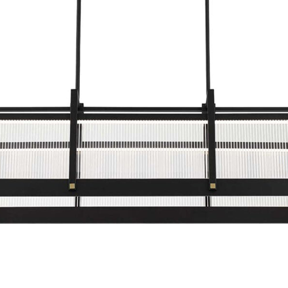 Tye Linear LED Chandelier in Detail.