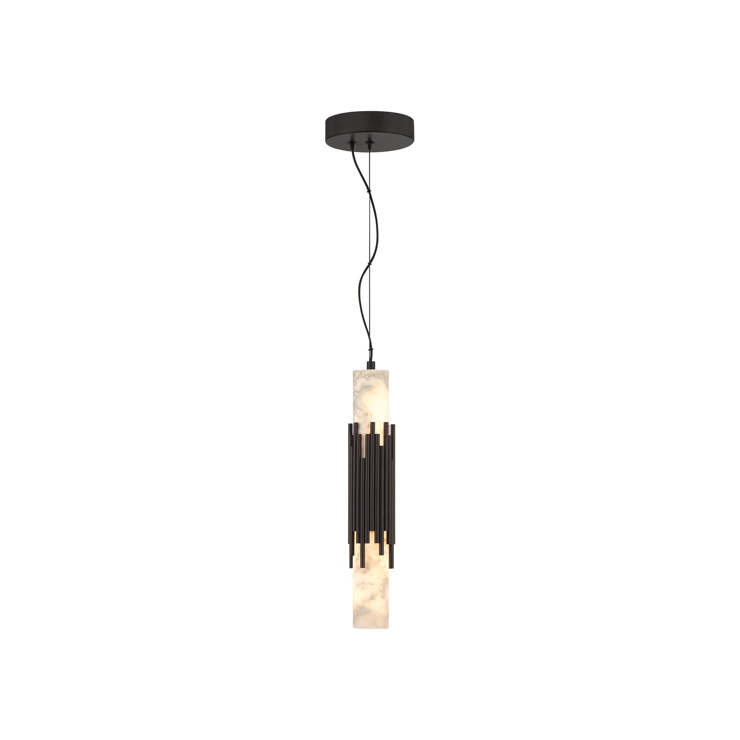 Venna LED Pendant Light in Urban Bronze (16.5-Inch).