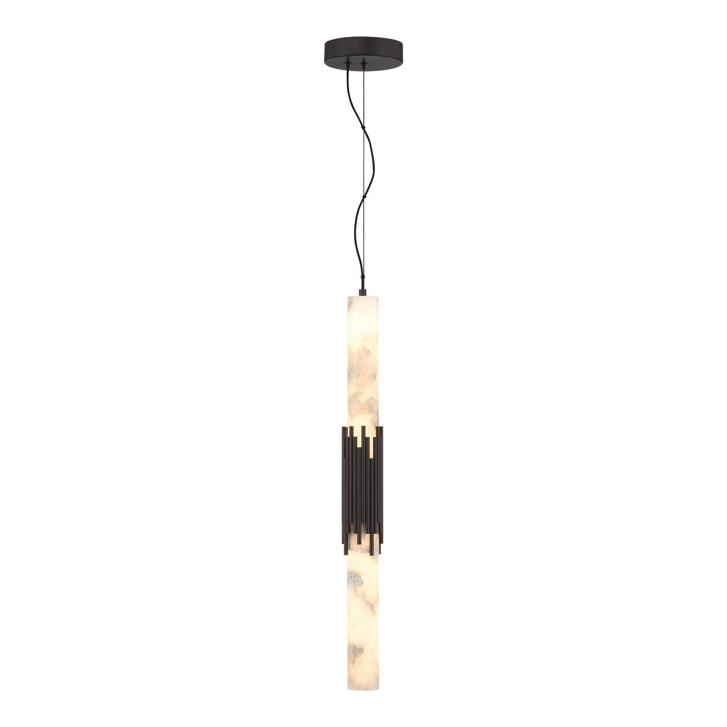 Venna LED Pendant Light in Urban Bronze (28.5-Inch).