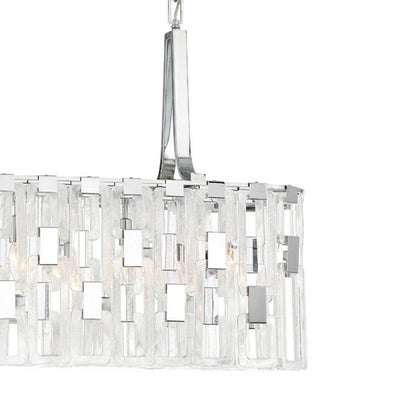 Viviana Linear Chandelier in Detail.