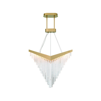 Vivien LED Chandelier in Matte Gold (Small).