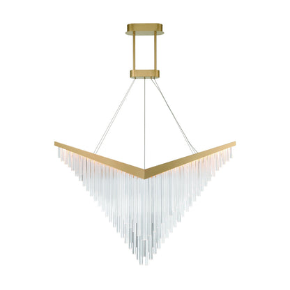 Vivien LED Chandelier in Matte Gold (Large).