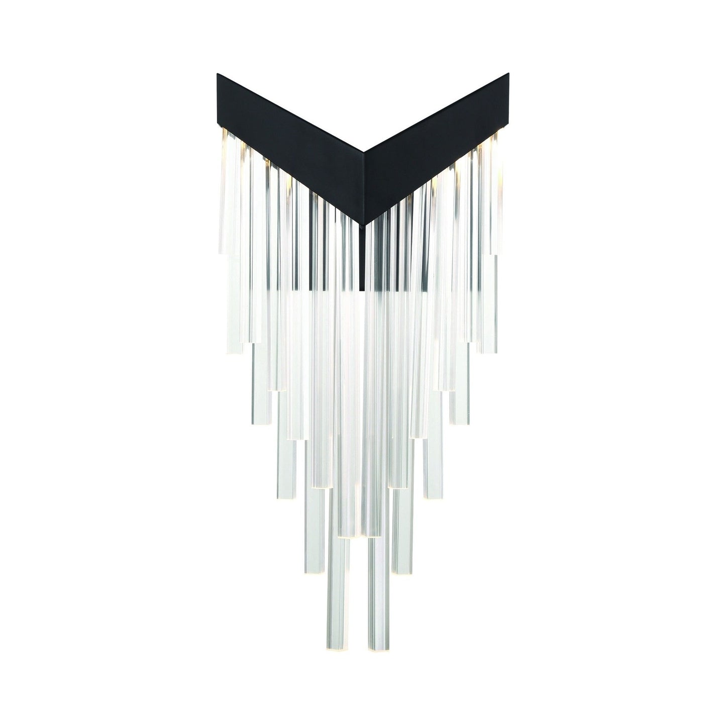Vivien LED Wall Light in Black.