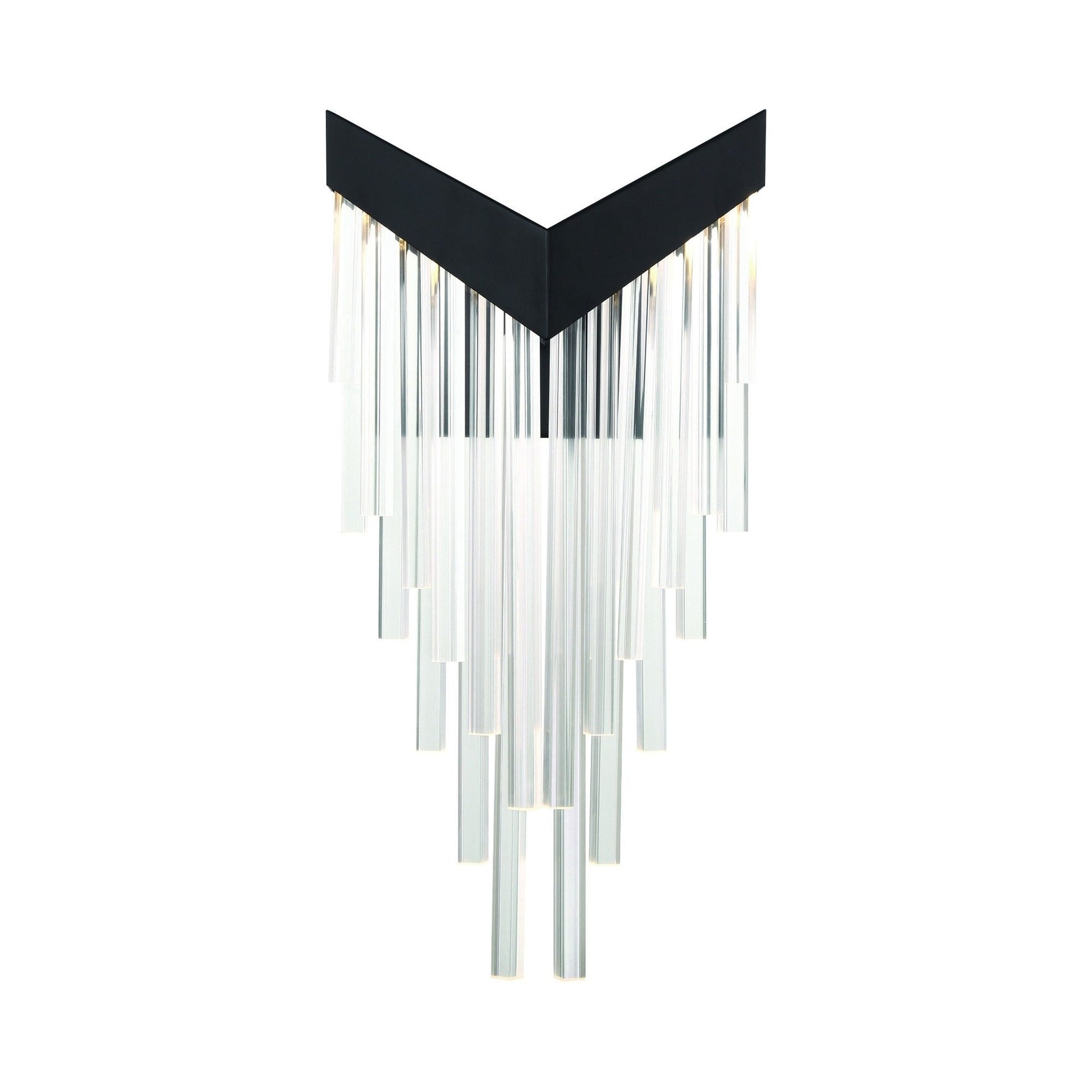 Vivien LED Wall Light in Black.