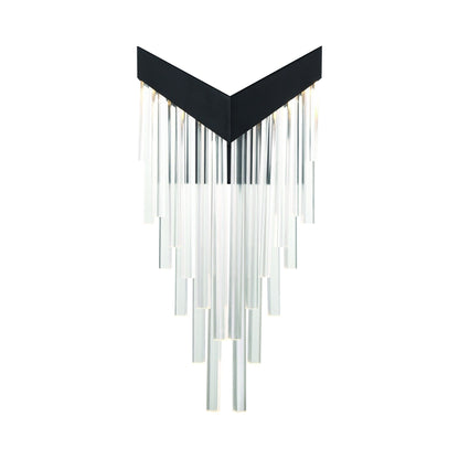 Vivien LED Wall Light in Black.