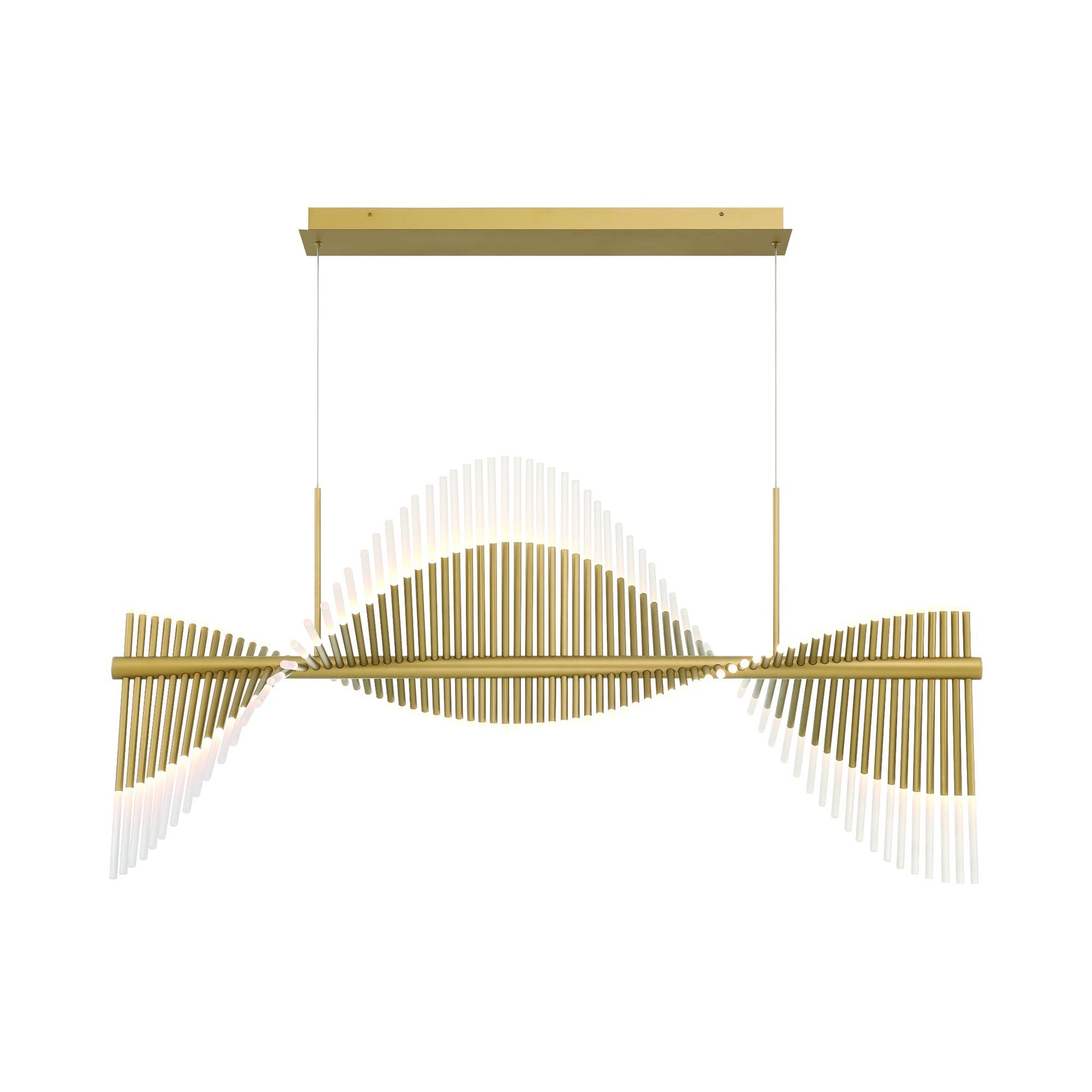 Voltik LED Chandelier in Gold (Large).