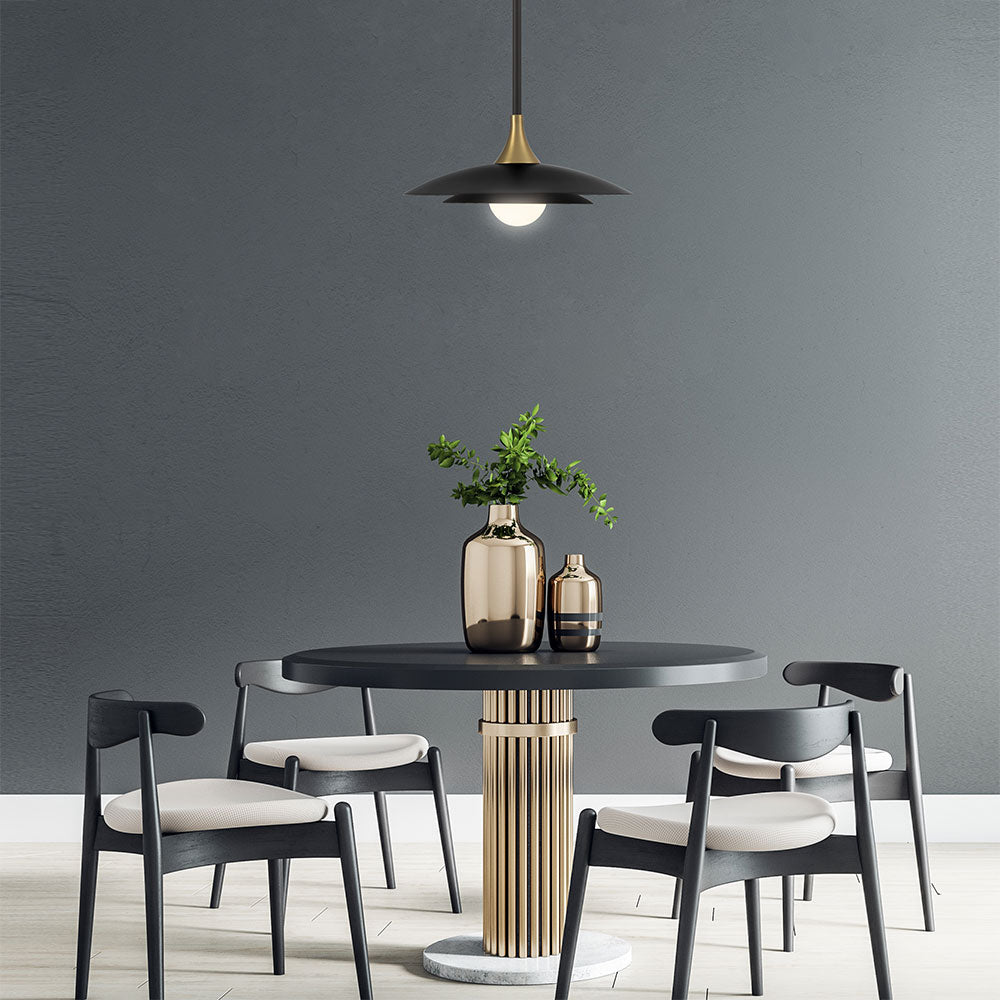 Welsh LED Pendant Light in living room.