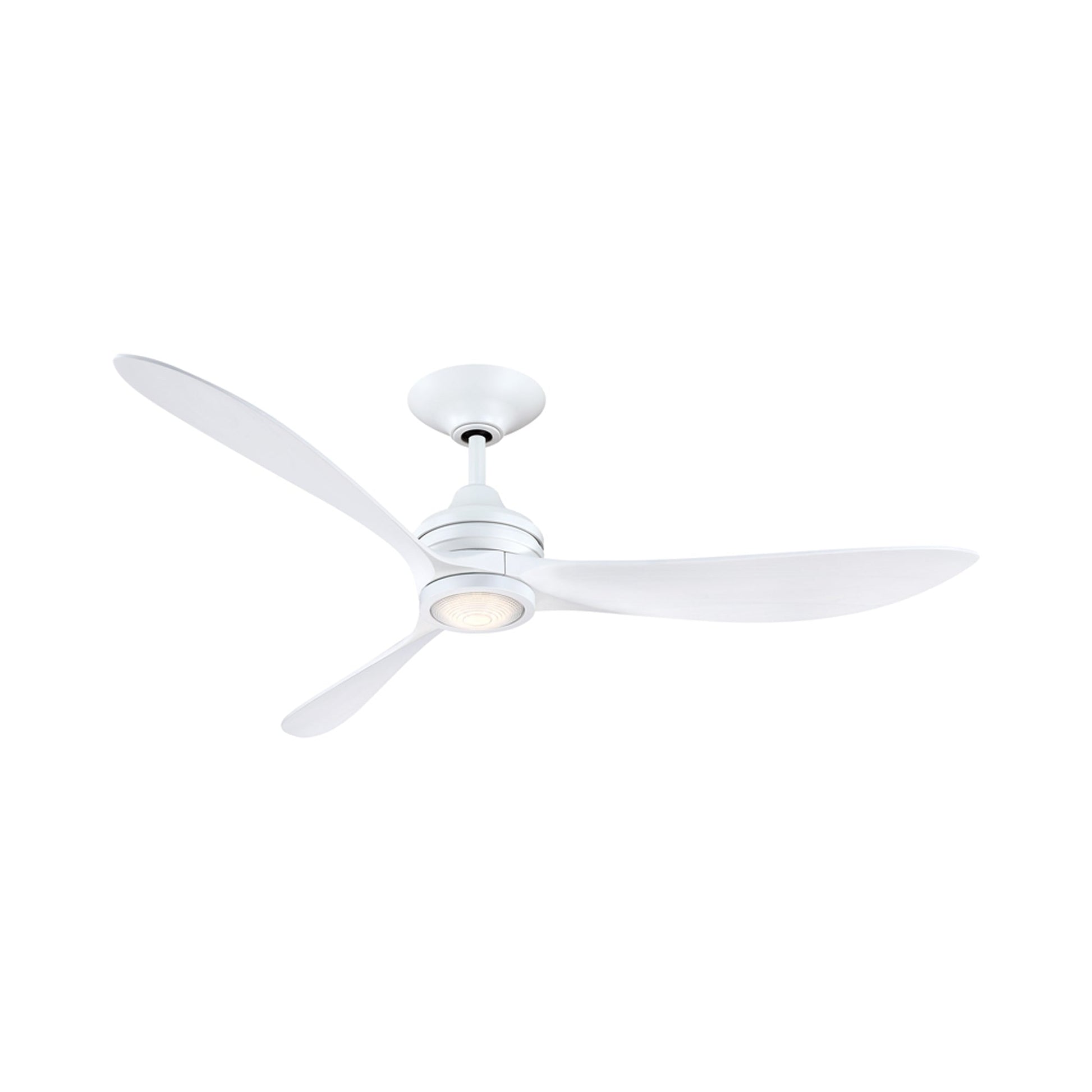 Aviara Indoor / Outdoor LED Ceiling Fan in Matte White/White Washed.