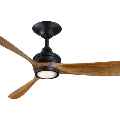 Aviara Indoor / Outdoor LED Ceiling Fan in Detail.