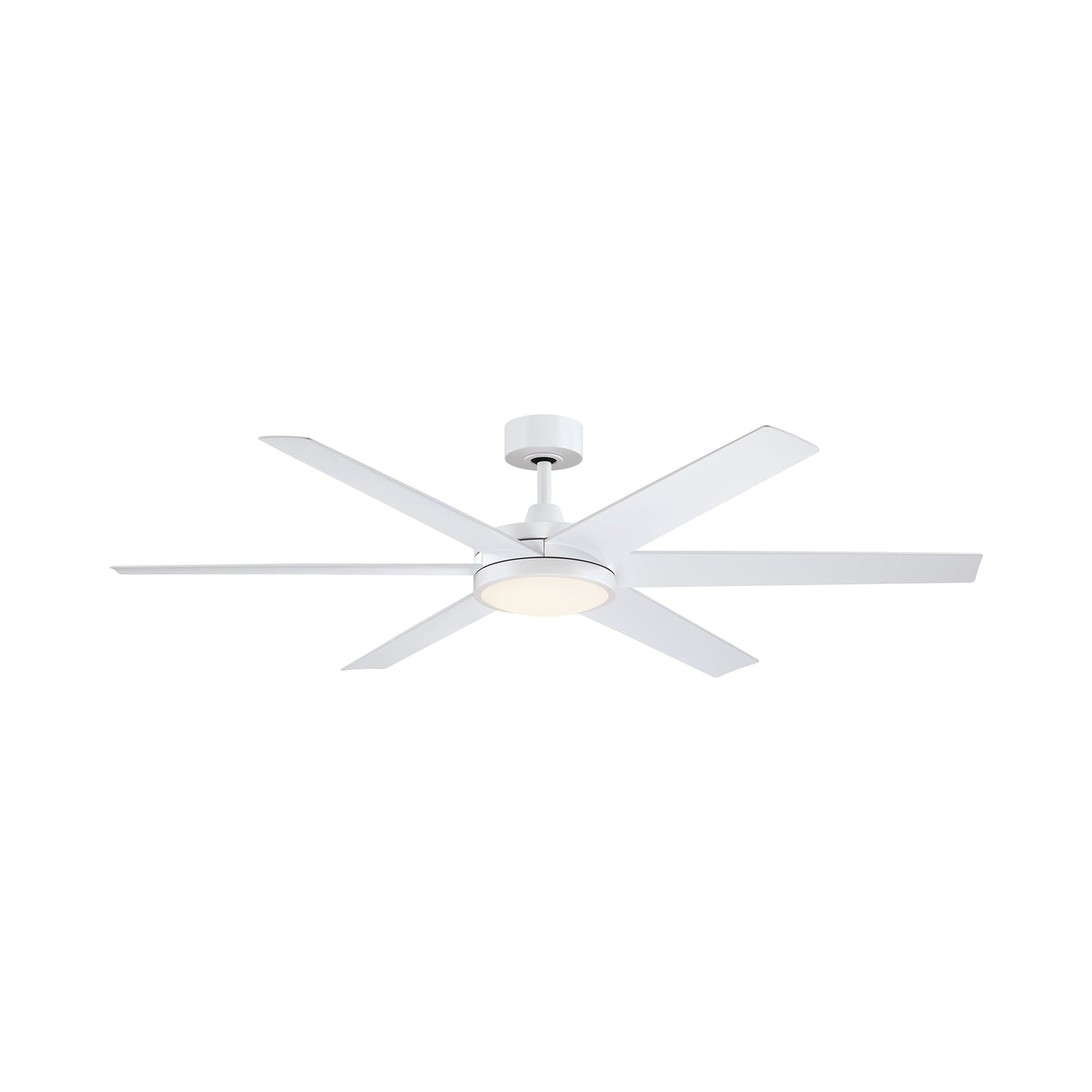 Brawn Indoor / Outdoor LED Ceiling Fan in Matte White.