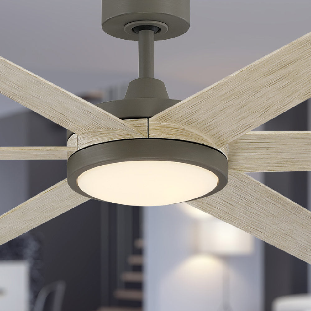 Brawn Indoor / Outdoor LED Ceiling Fan in Detail.