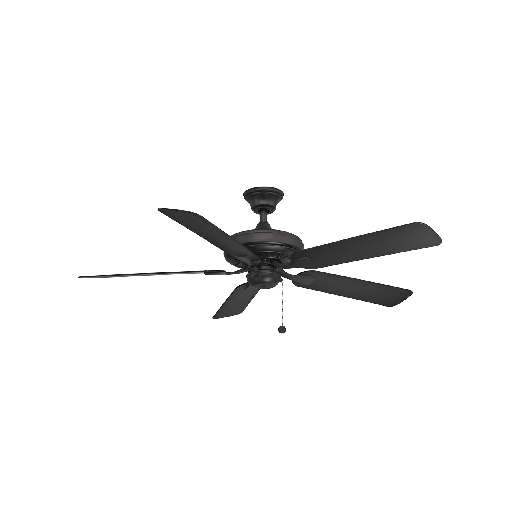 Edgewood Outdoor Ceiling Fan in Black (52-Inch).