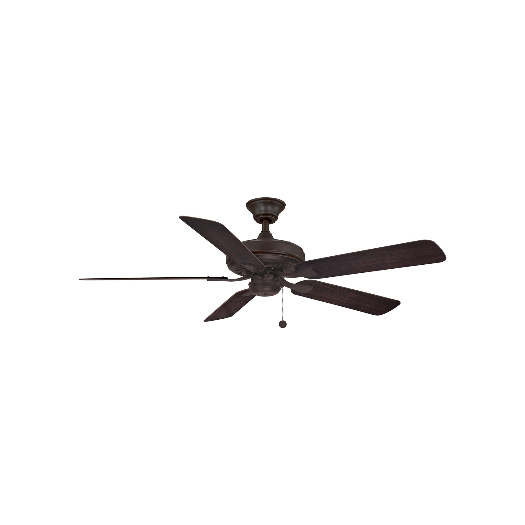 Edgewood Outdoor Ceiling Fan in Dark Bronze (52-Inch).