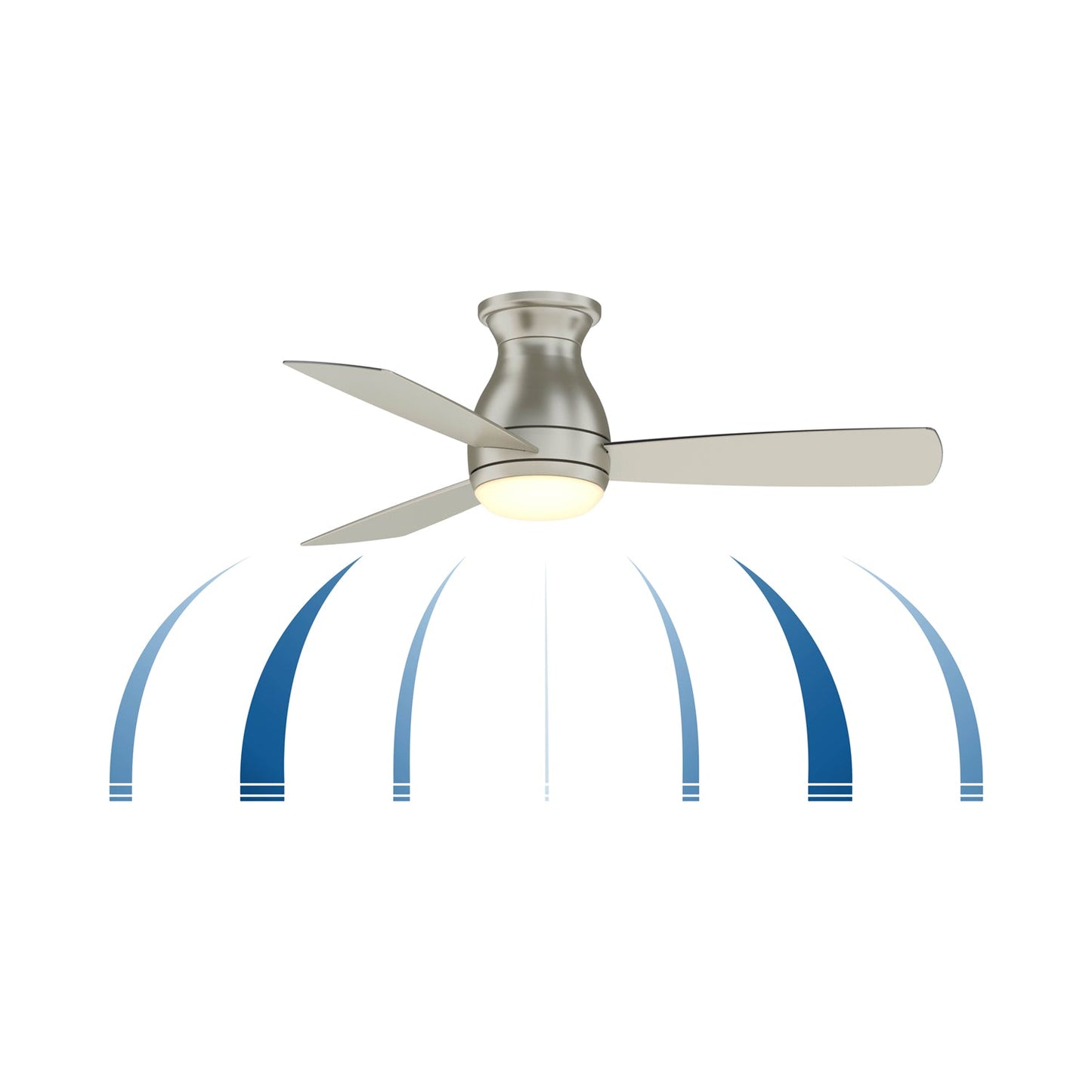 Hugh Outdoor LED Ceiling Fan in Detail.