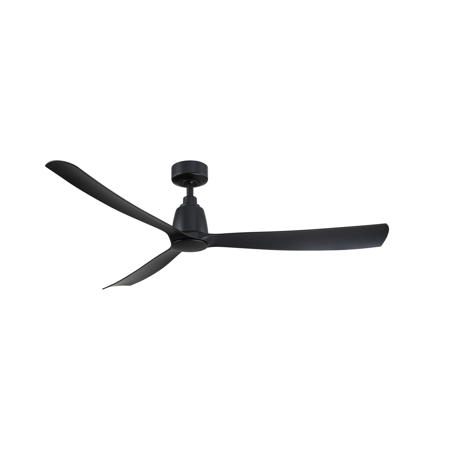 Kute Indoor / Outdoor Ceiling Fan in Black (60-Inch).