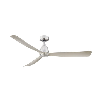 Kute Indoor / Outdoor Ceiling Fan in Brushed Nickel (60-Inch).