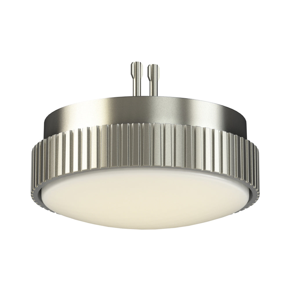 Kute Knurled LED Light Kit in Brushed Nickel.