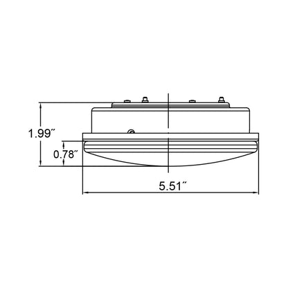Kute LED Light Kit - line drawing.
