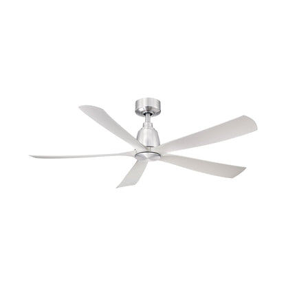 Kute5 Outdoor Ceiling Fan in Brushed Nickel (Brushed Nickel Blade).