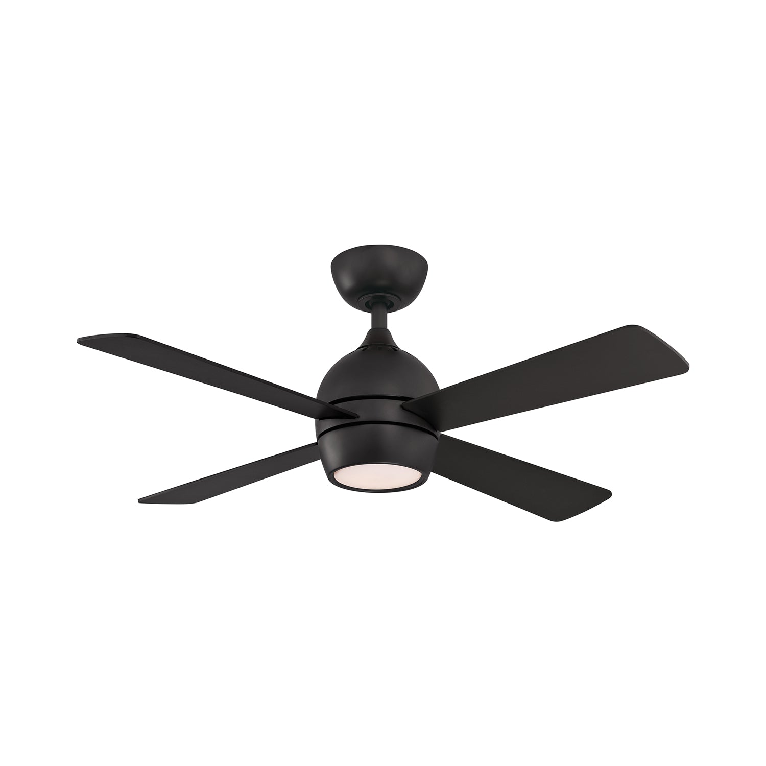 Kwad Indoor LED Ceiling Fan in Black (44-Inch).