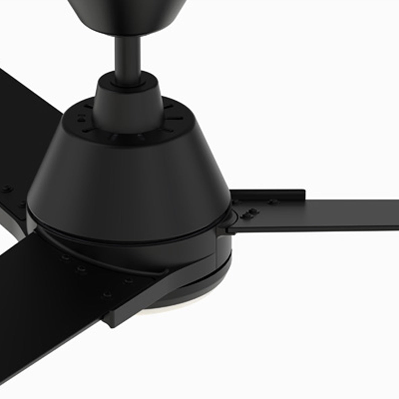 Pyramid Outdoor LED Ceiling Fan in Detail.