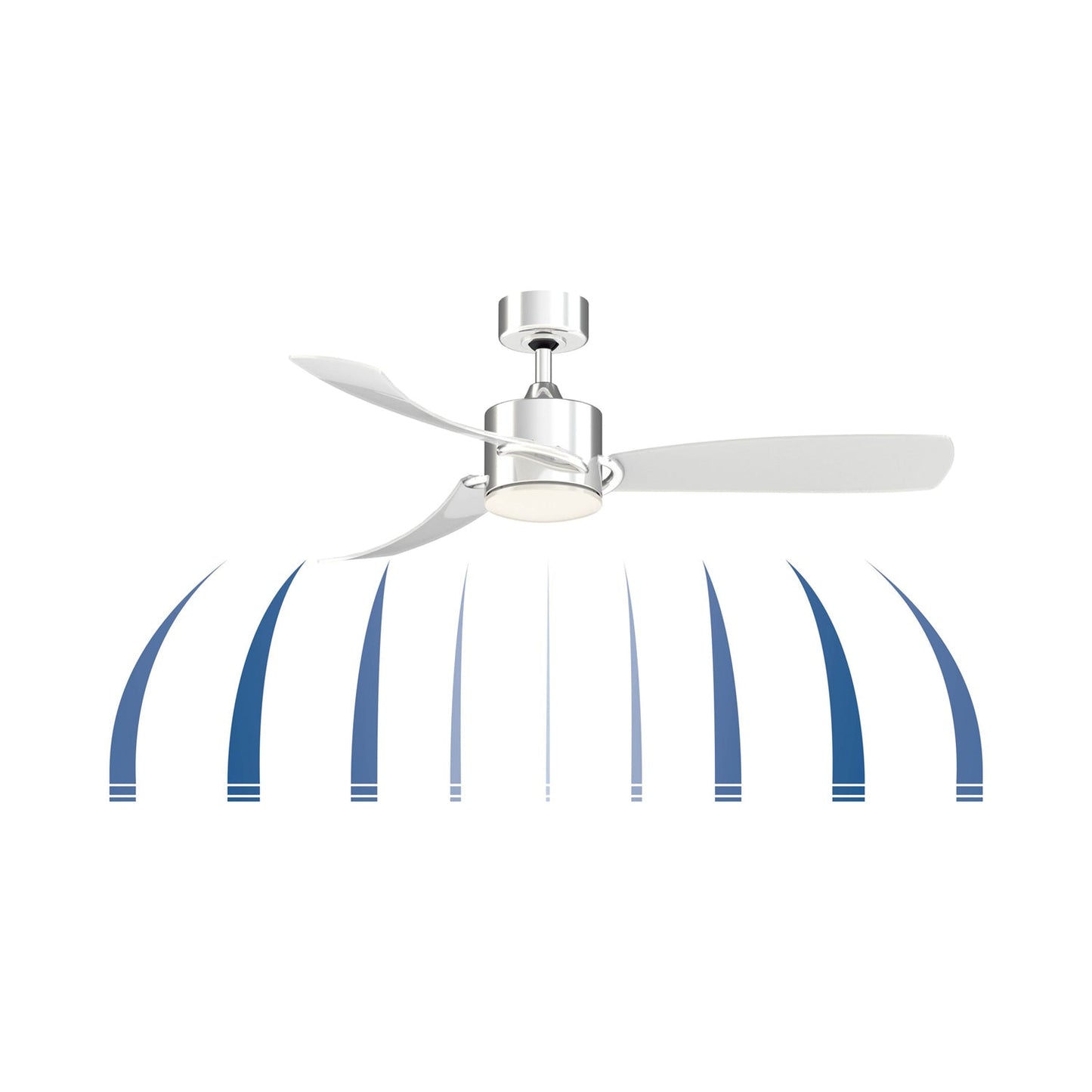 SculptAire Outdoor LED Ceiling Fan in Detail.