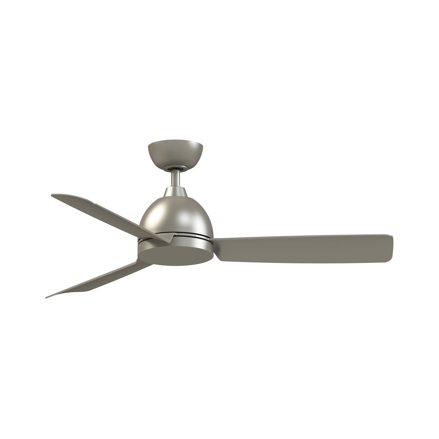 Starboard Indoor / Outdoor Ceiling Fan in Brushed Nickel (Light Kit Not Included).