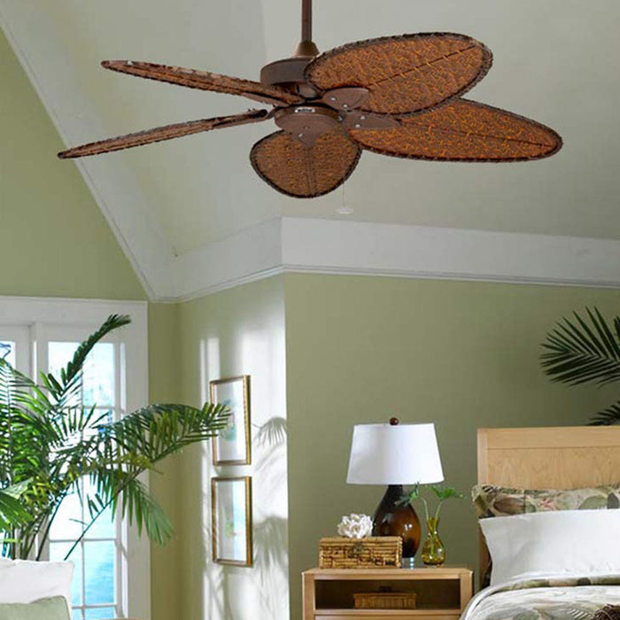 Windpointe Indoor Ceiling Fan in bedroom.