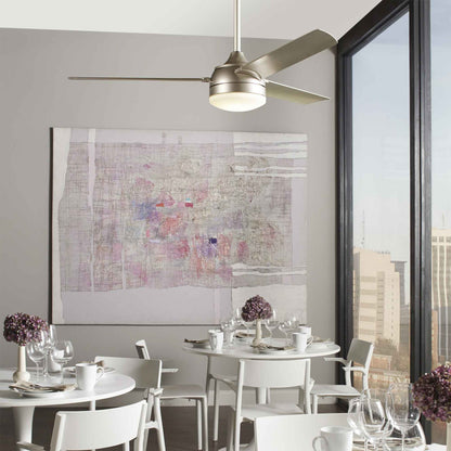 Xeno Outdoor LED Ceiling Fan in living room.