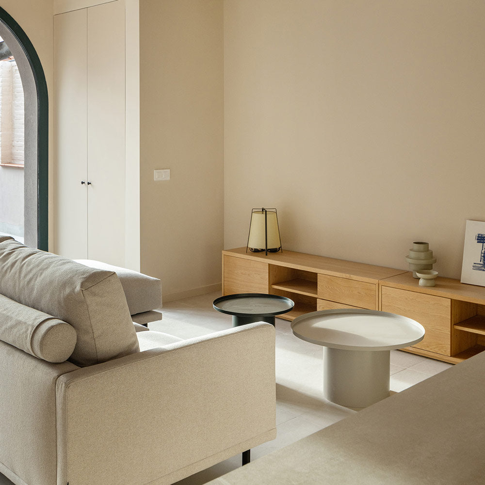 Akane Table Lamp in living room.
