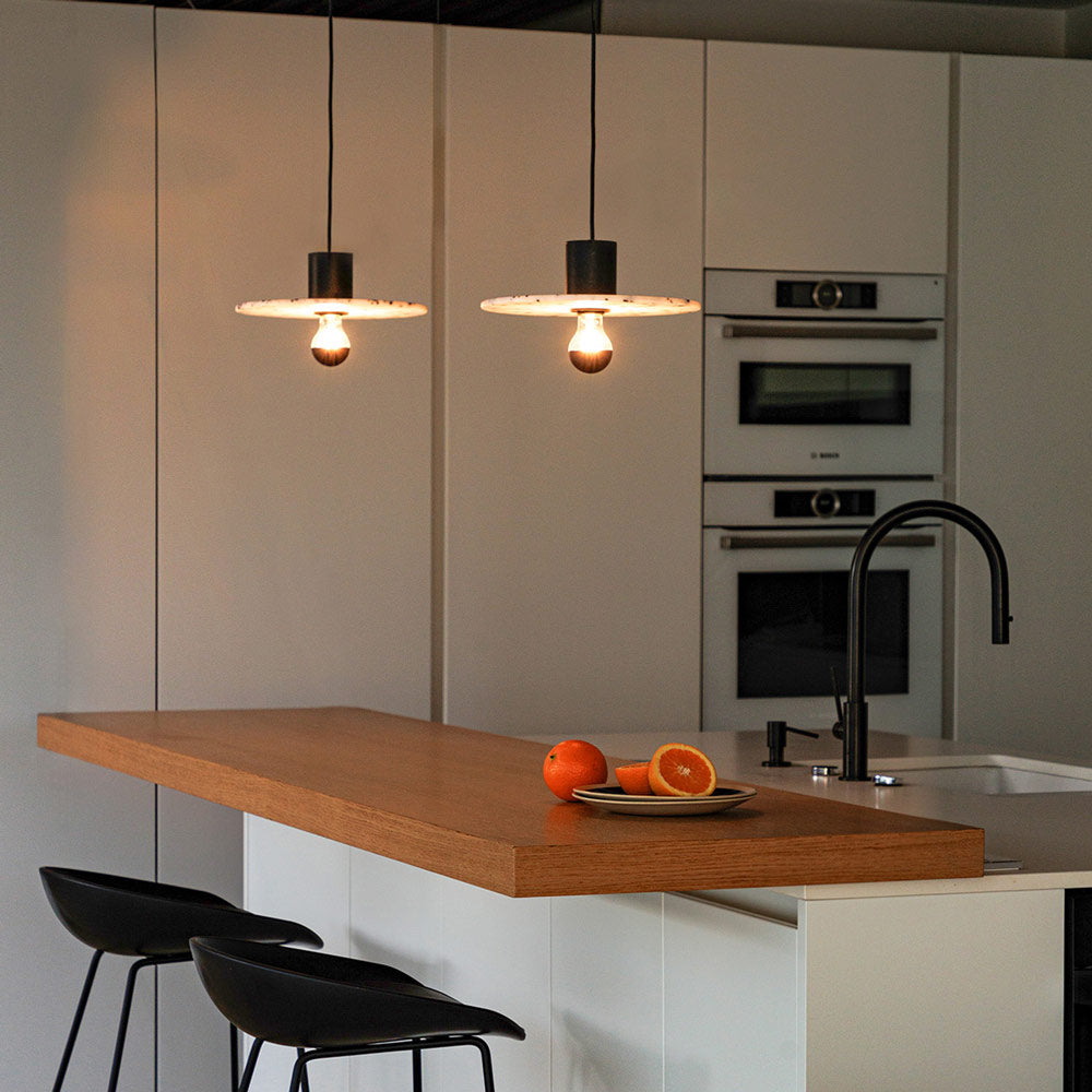 Confetti Pendant Light in kitchen.