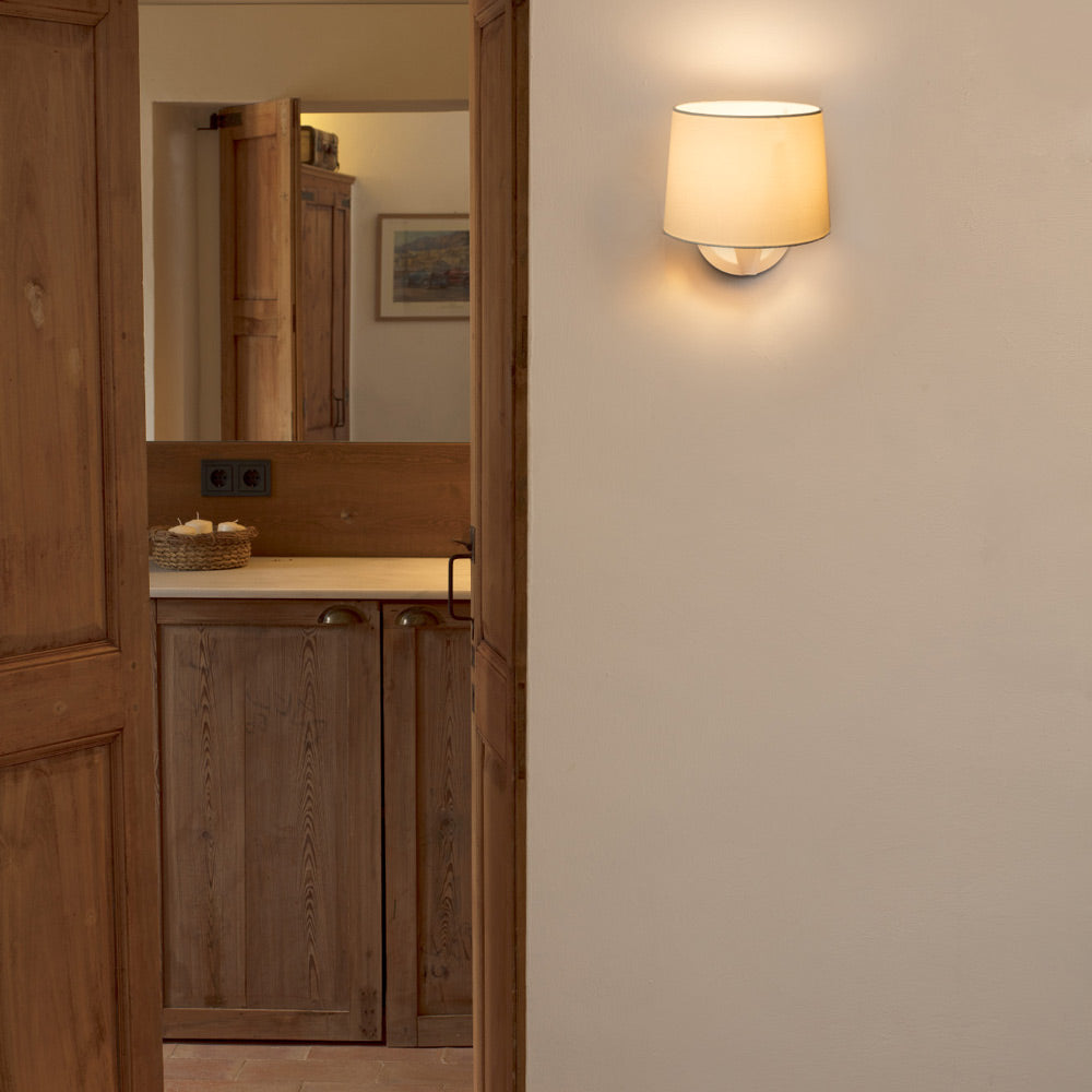 Conga Wall Light in hallway.