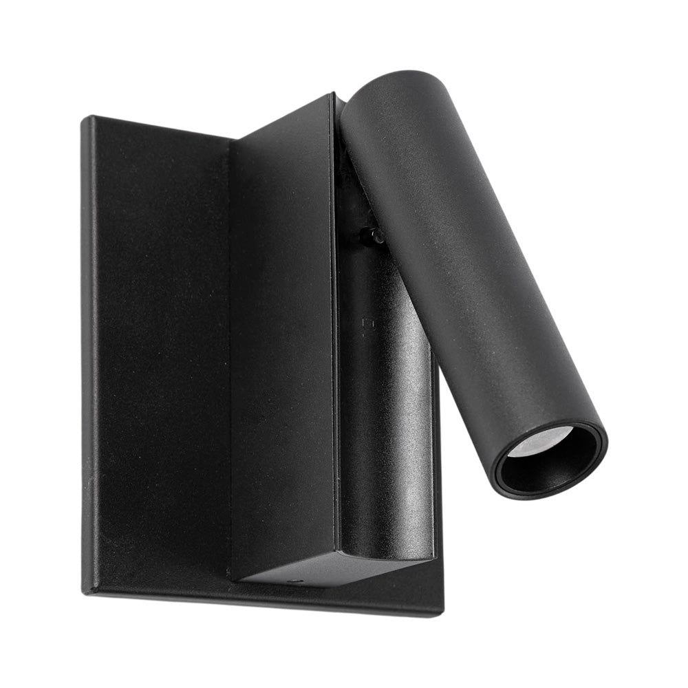 Cronos Wall Light in Matt Black.