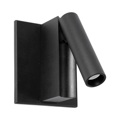 Cronos Wall Light in Matt Black.