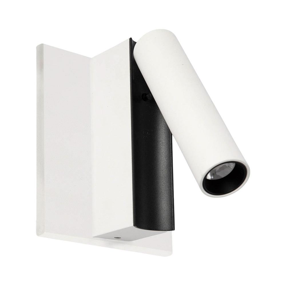 Cronos Wall Light in Matt White.
