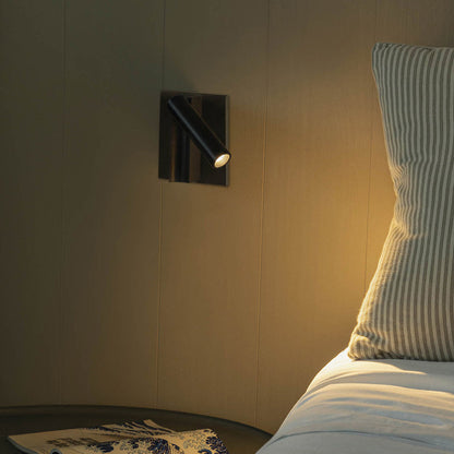 Cronos Wall Light in bedroom.