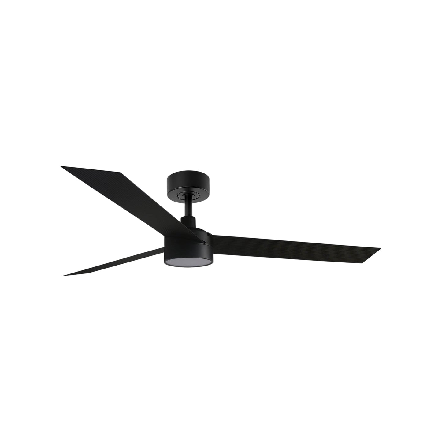Cruiser Ceiling Fan in Matt Black (Large/With Light).