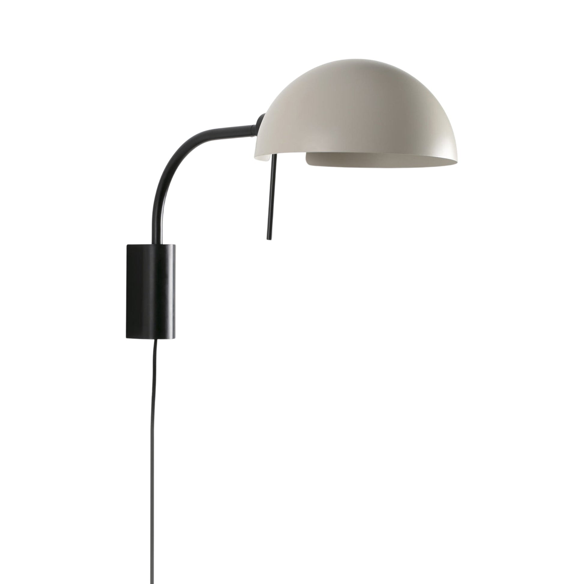 Dominica Arm Wall Light in Beige (20-Inch).