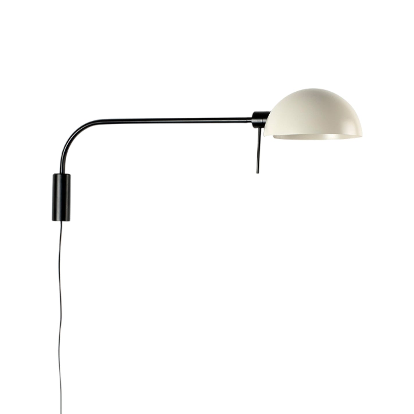 Dominica Arm Wall Light in Beige (34.88-Inch).