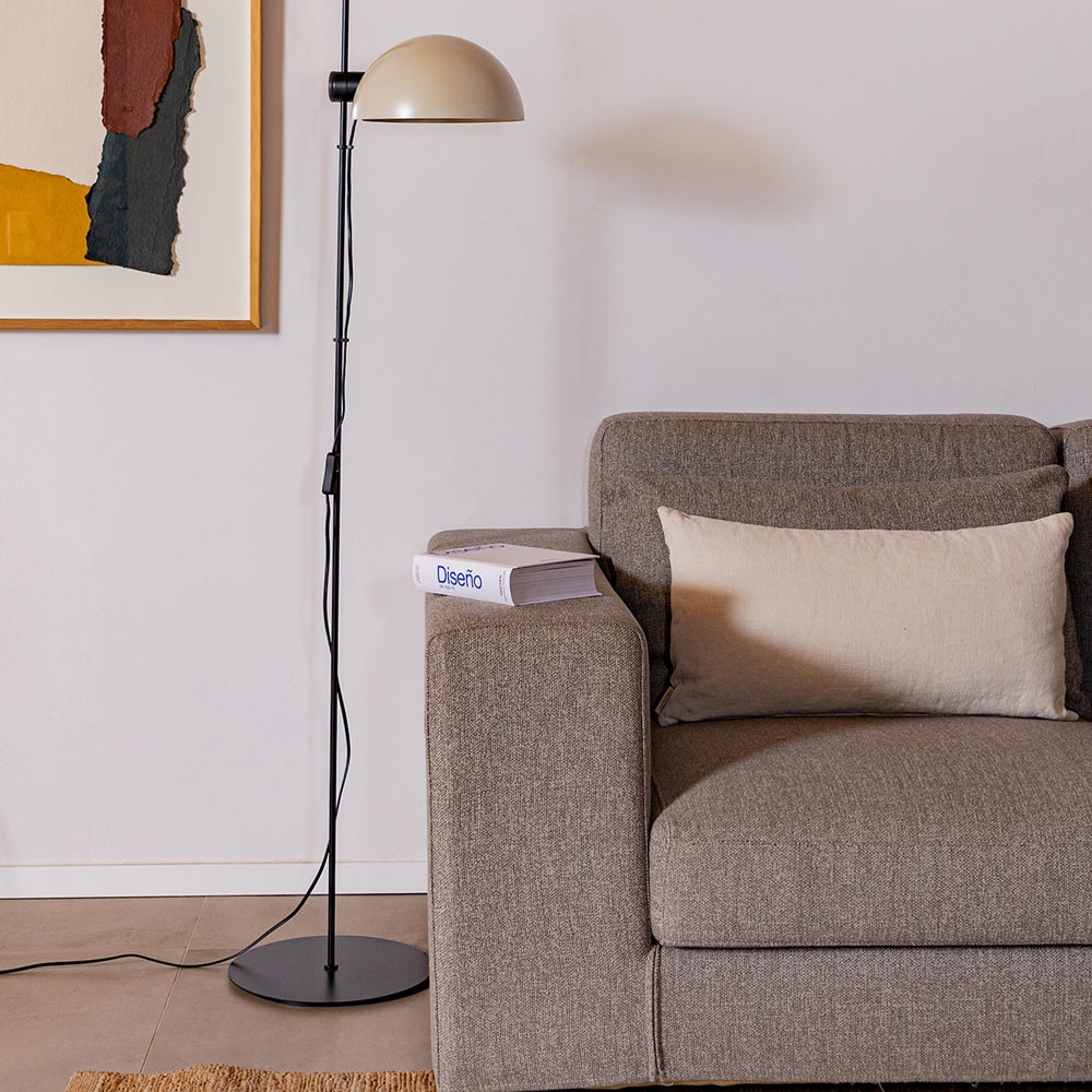 Dominica Floor Lamp in living room.