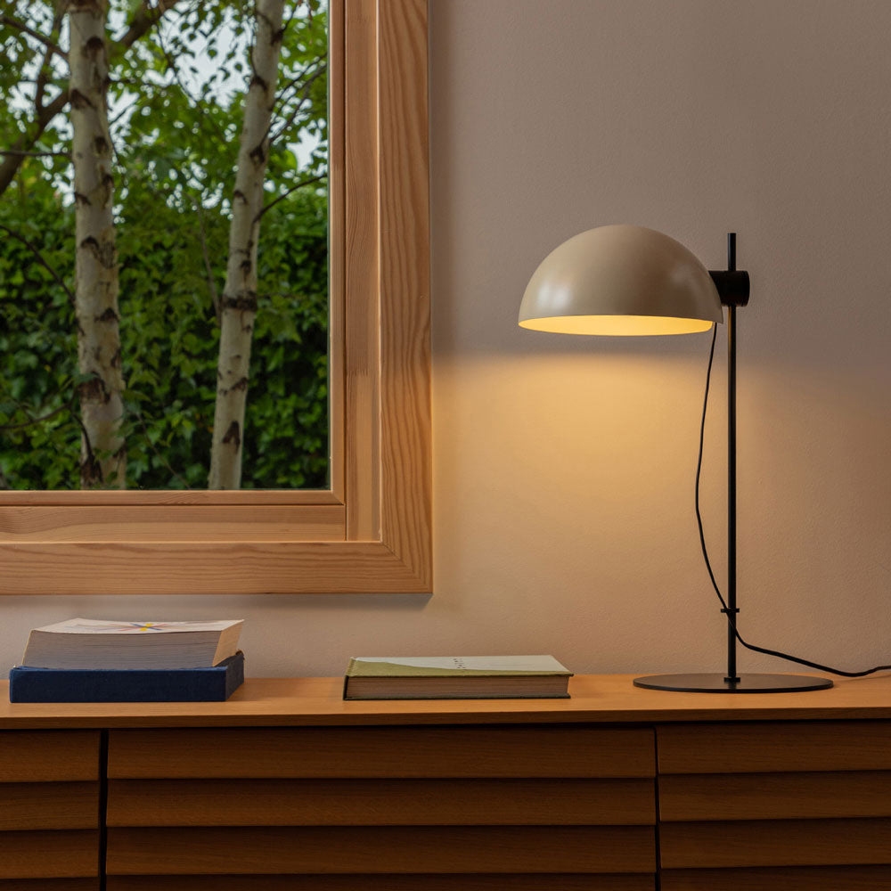 Dominica Table Lamp in living room.