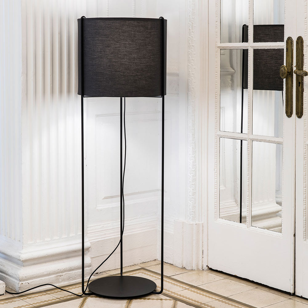 Drum Floor Lamp in Detail.