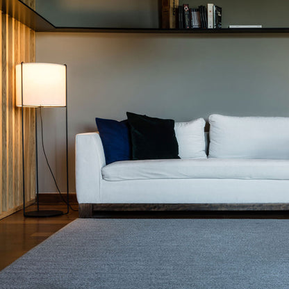 Drum Floor Lamp in living room.