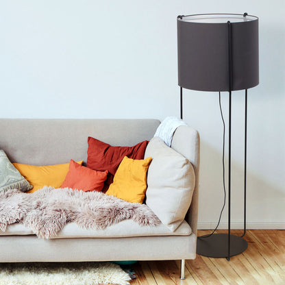 Drum Floor Lamp in living room.